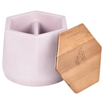 BRNT Designs Malua Ceramic Stash Jar | LE Berries & Cream | Open View