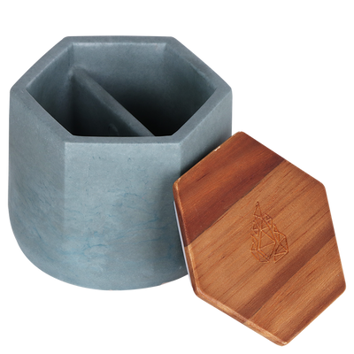 BRNT Designs Malua Ceramic Stash Jar | LE Boreal | Open View