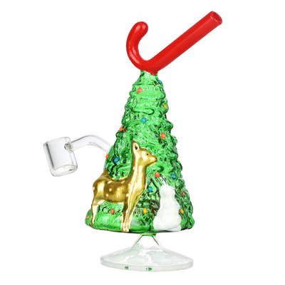 Candy Cane Tree Dab Rig | Back View