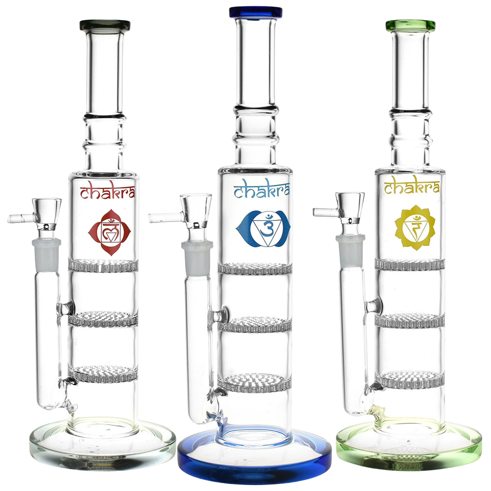 Chakra Triple Honeycomb Tower Bong | Group