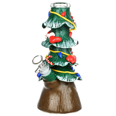Christmas Tree Beaker Bong | Front View