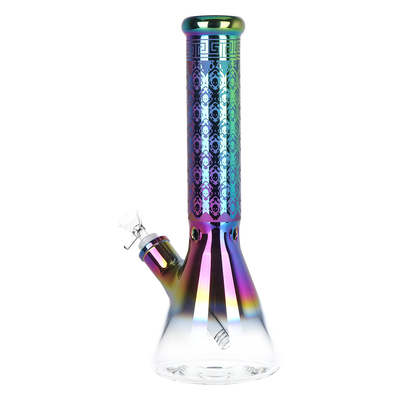 Chromatic Skull Fade Beaker Bong | Back View