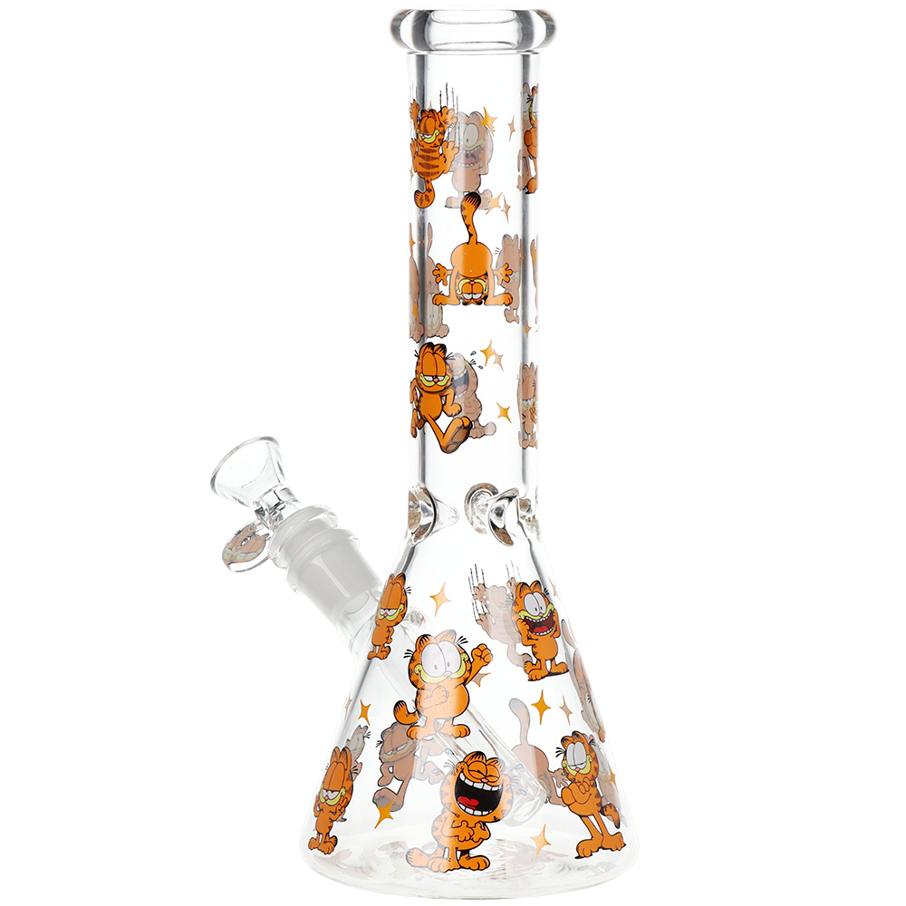 Cigarfield Cartoon Beaker Bong | Back View