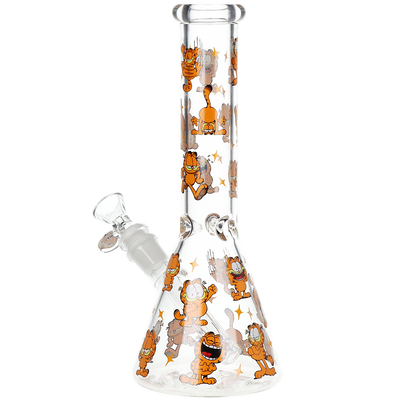 Cigarfield Cartoon Beaker Bong | Back View