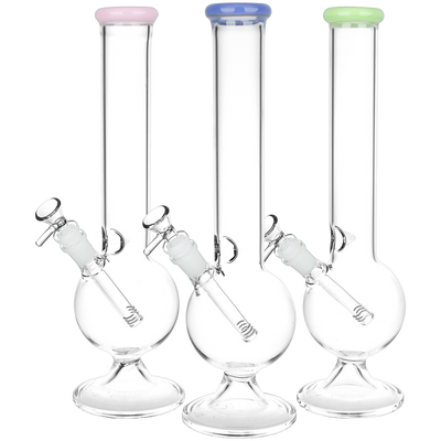 Classic Glass Bubble Base Bong | Large Size | Group