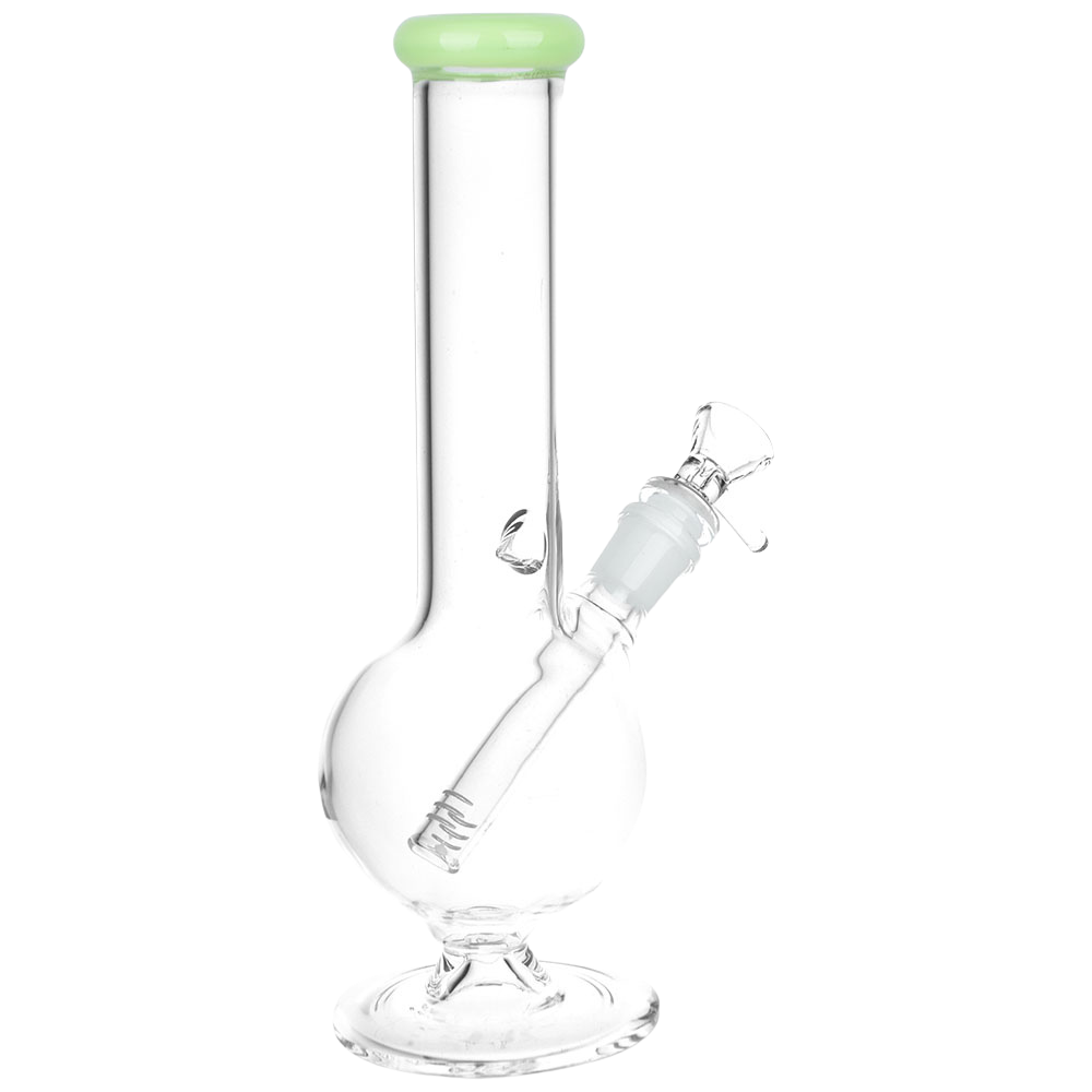 Classic Glass Bubble Base Bong | Medium Size | Back View