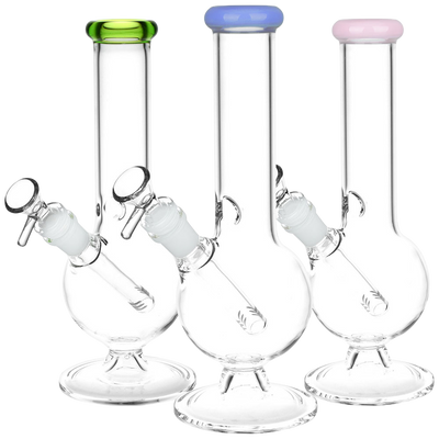 Classic Glass Bubble Base Bong | Medium Size | Group