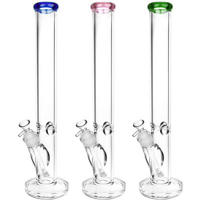 SeshGear Classic Glass Straight Tube Bong | Extra Large | Group