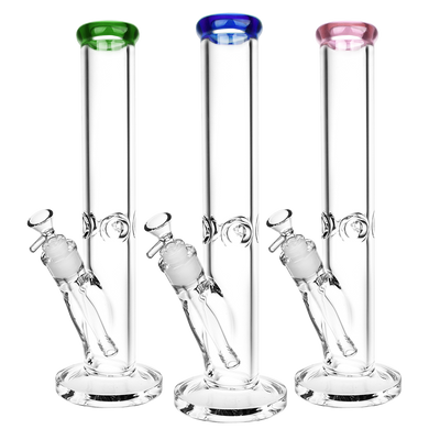 SeshGear Classic Glass Straight Tube Bong | Large | Group