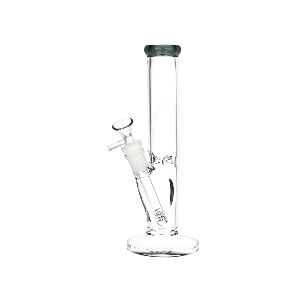 SeshGear Classic Glass Straight Tube Bong | Small | Gray