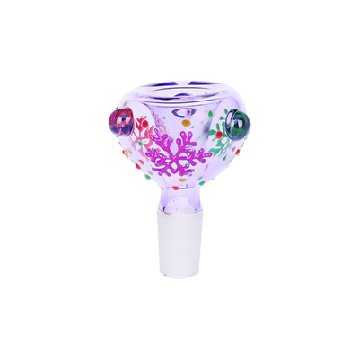 Cloudy Hearts Beaker Bong | Herb Slide