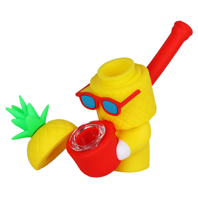 Cool Guy Pineapple Secret Stash Pipe | Open View