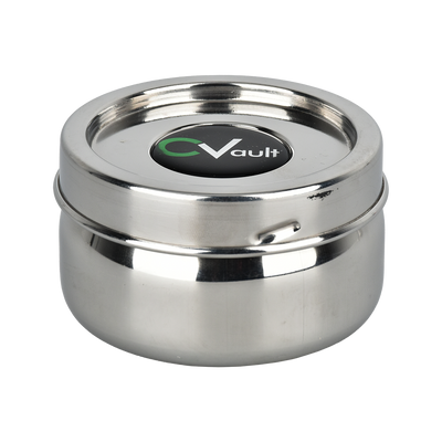 CVault Twist Stainless Steel Storage Container | 14 Gram