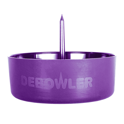 Debowler Ashtray w/ Cleaning Spike | Purple