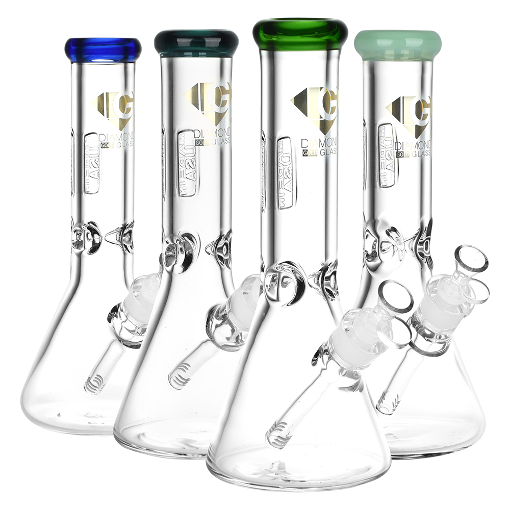 Diamond Glass American Made Beaker Bong | Group