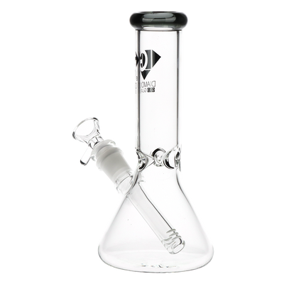 Diamond Glass Sugar Beaker Bong | Back View