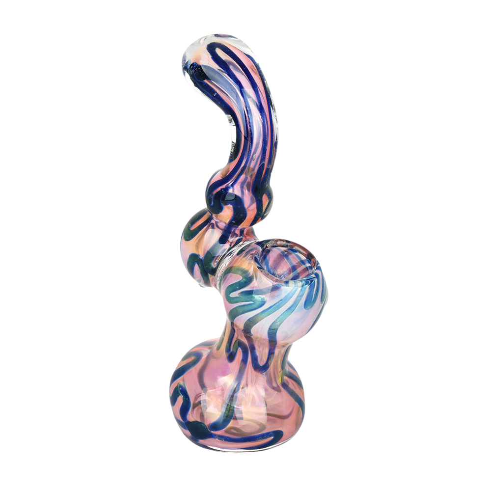 DNA Twist Gold Fumed Bubbler | Side View