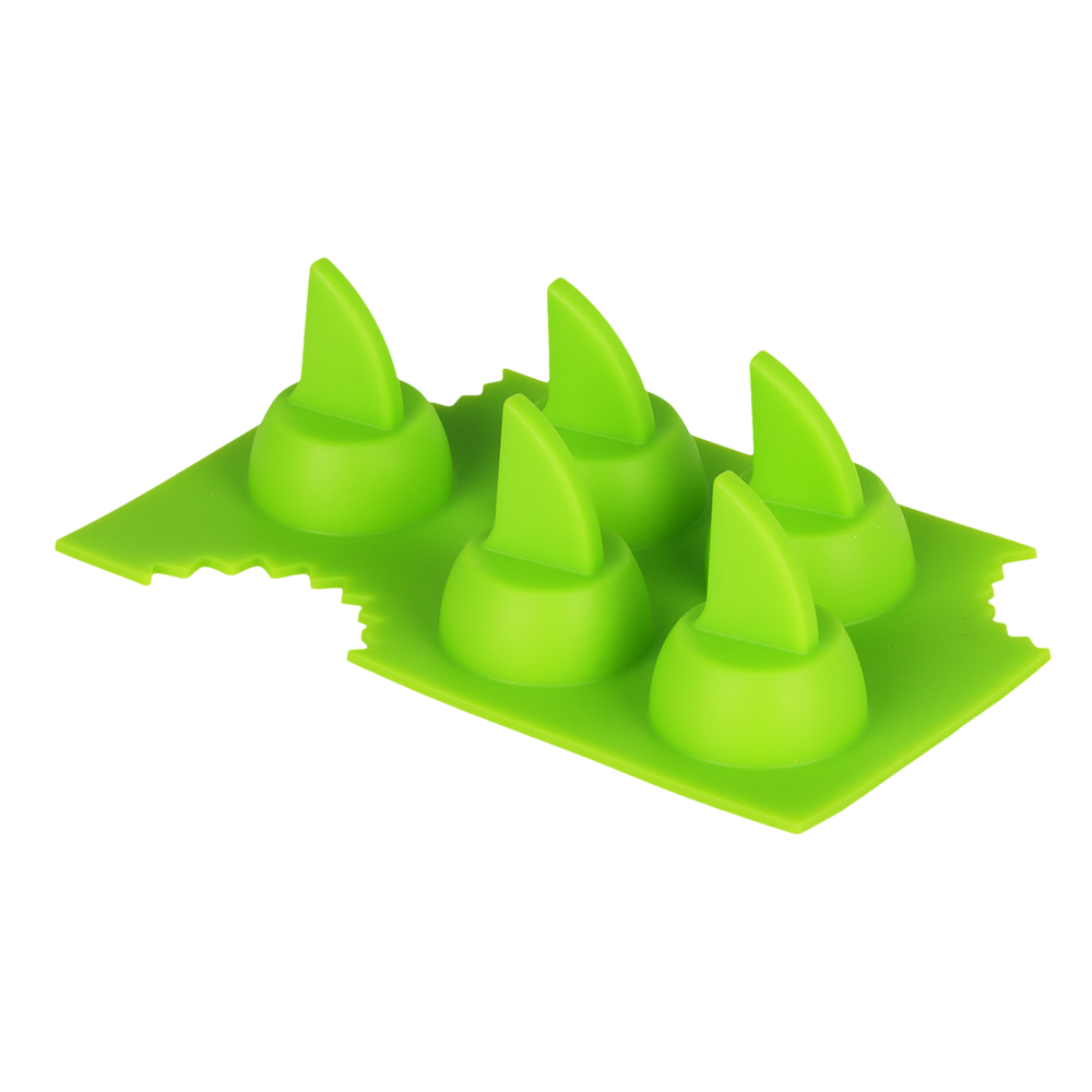 Dope Molds Silicone Edible Mold | Shark Fins | Green