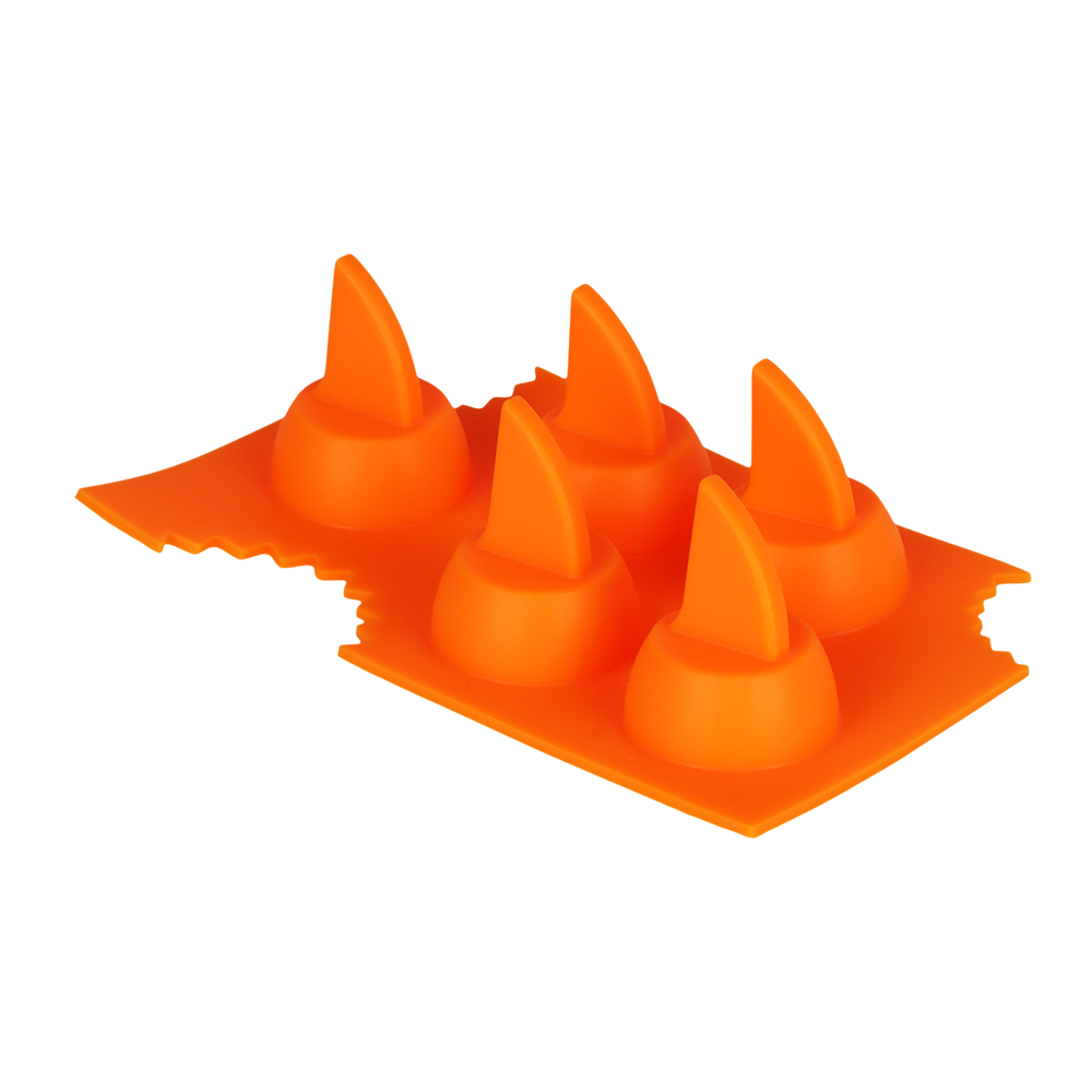 Dope Molds Silicone Edible Mold | Shark Fins | Orange