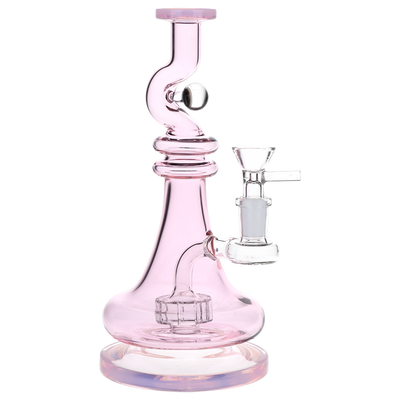 Enchanted Tower U-Neck Bong | Frontal Side View