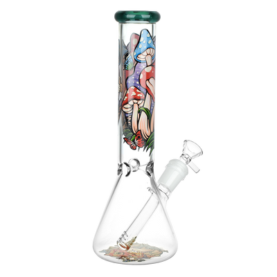 Eye Of The Shroom Beaker Bong | Back View