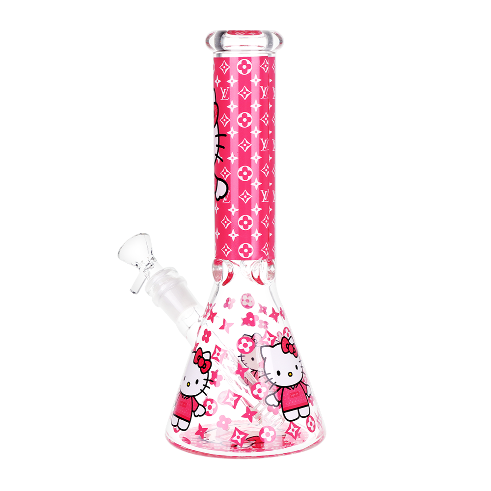 Fashion Kitty Beaker Bong | Back View