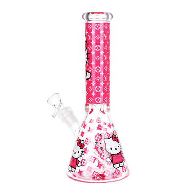 Fashion Kitty Beaker Bong | Back View