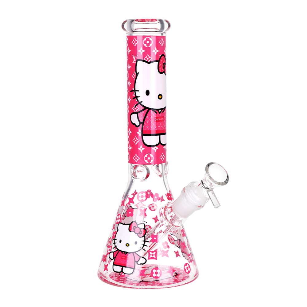 Fashion Kitty Beaker Bong | Front View