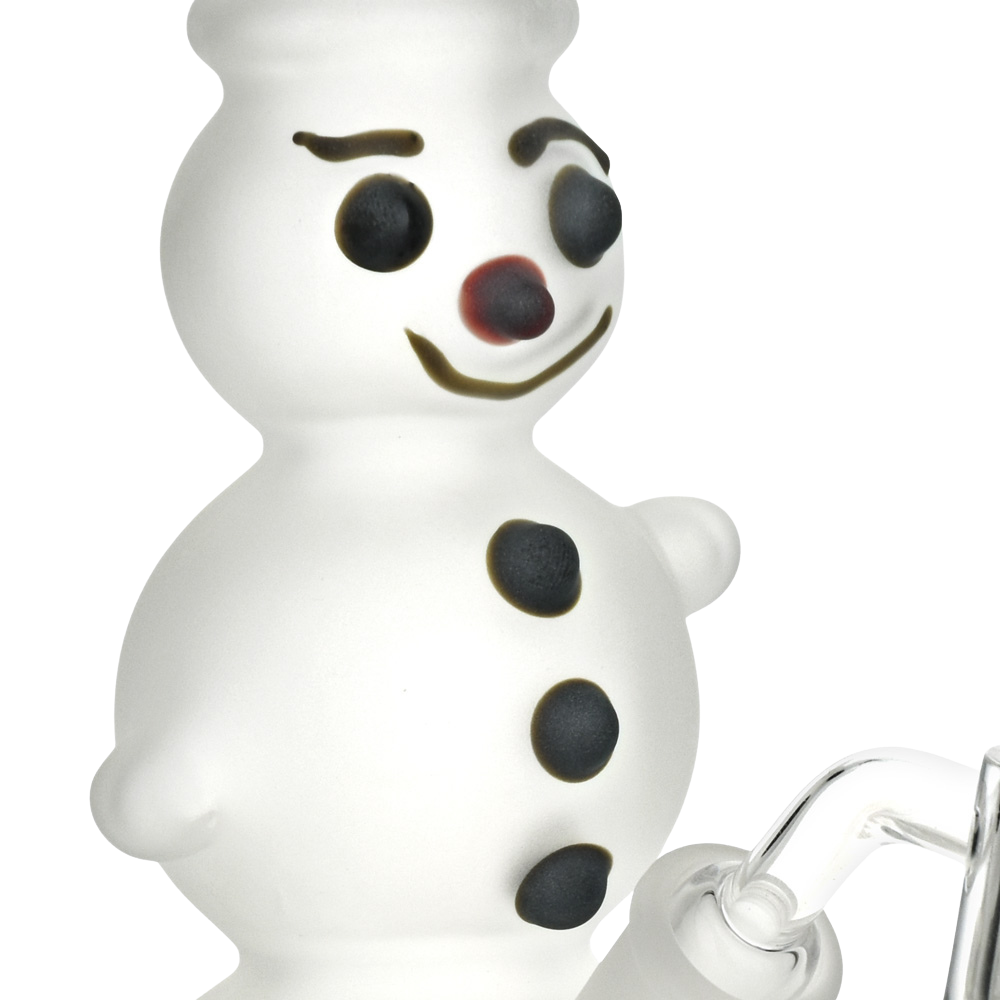 Frosted Snowman Dab Rig | Close View