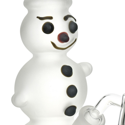 Frosted Snowman Dab Rig | Close View