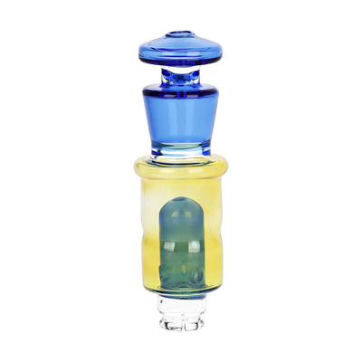 Fumed Bicolor Bubbler for Puffco Pivot | Front View