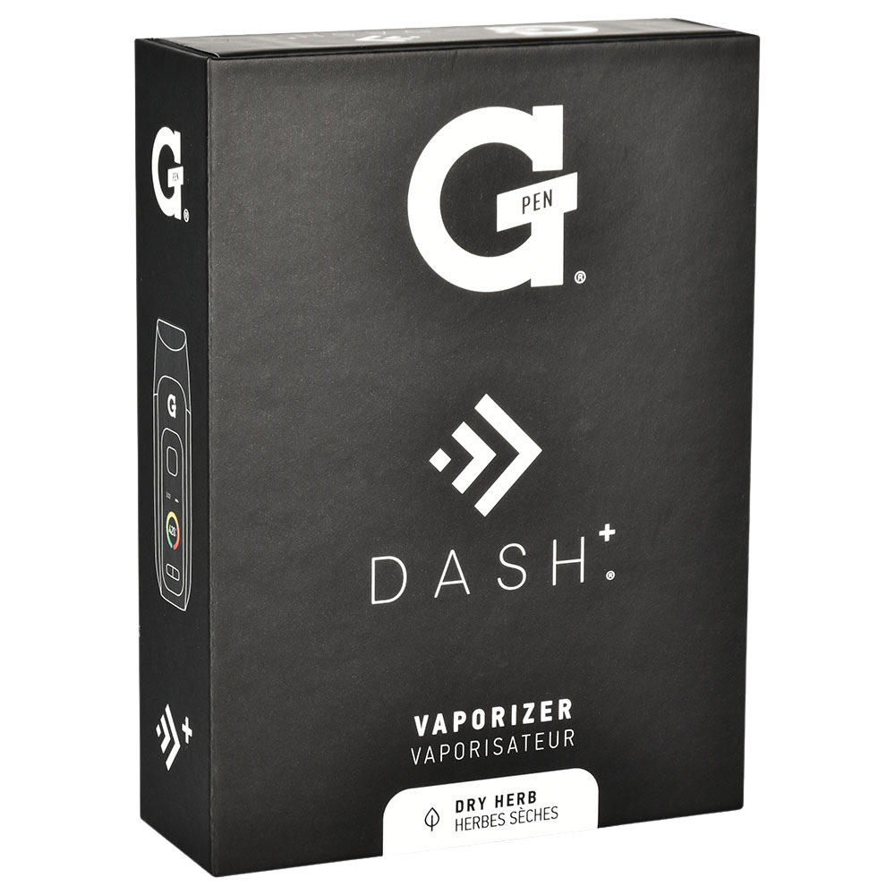 G Pen Dash+ Dry Herb Vaporizer | Black | Packaging
