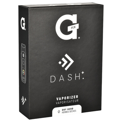 G Pen Dash+ Dry Herb Vaporizer | Black | Packaging