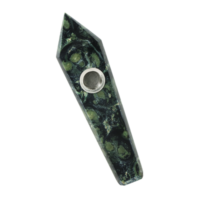 SeshGear Gemstone Hand Pipe | Crocodile Jasper