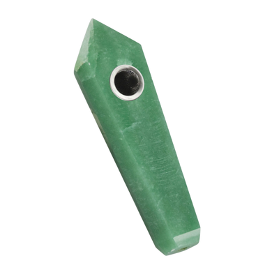SeshGear Gemstone Hand Pipe | Green Aventurine