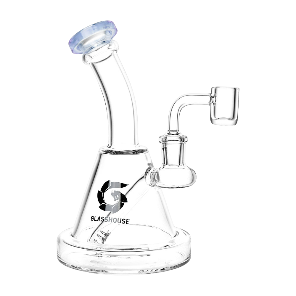 Glasshouse Bent Neck Dab Rig | Front View