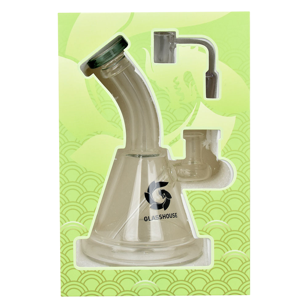 Glasshouse Bent Neck Dab Rig | Packaging