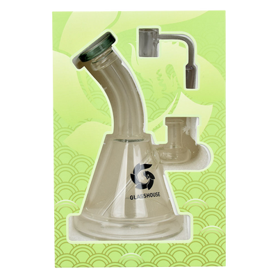 Glasshouse Bent Neck Dab Rig | Packaging
