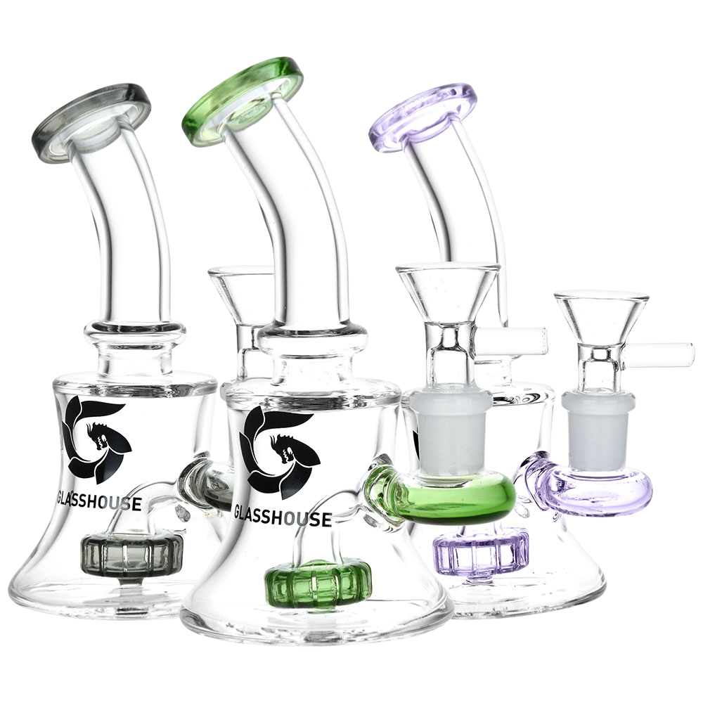 Glasshouse Bent Neck Bell Bong | Group