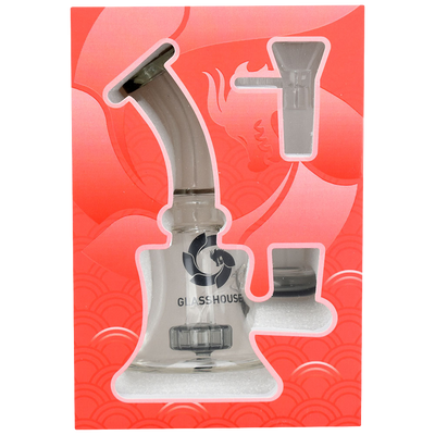 Glasshouse Bent Neck Bell Bong | Packaging