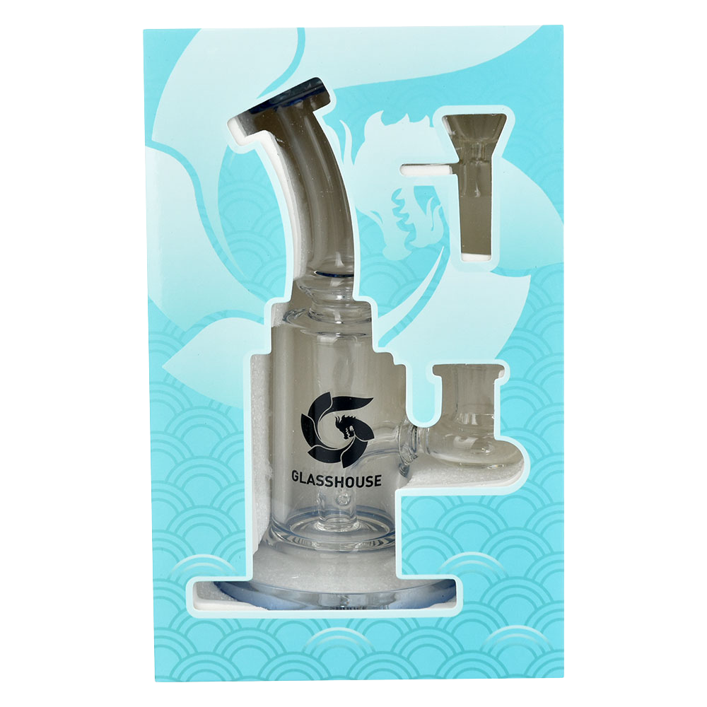 Glasshouse Bent Neck Can Bong | Packaging