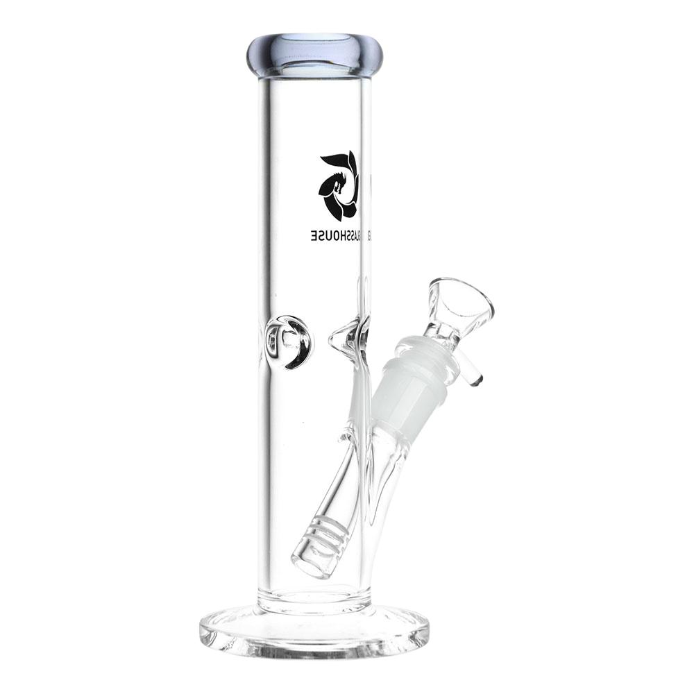 Glasshouse Straight Tube Bong | Back View