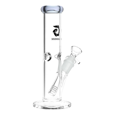 Glasshouse Straight Tube Bong | Back View
