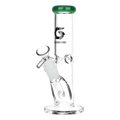 Glasshouse Straight Tube Bong | Green