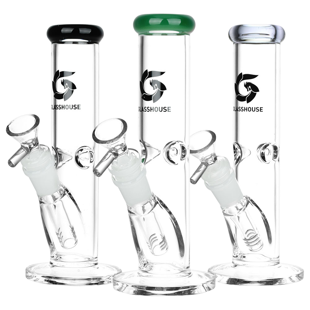 Glasshouse Straight Tube Bong | Group