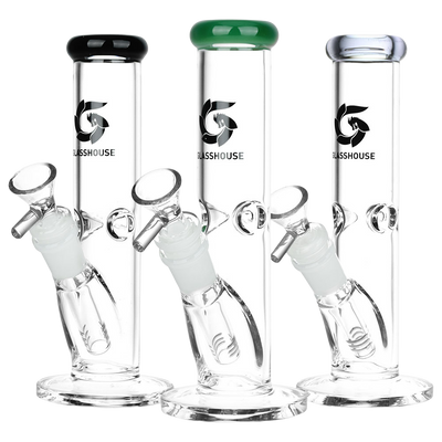Glasshouse Straight Tube Bong | Group