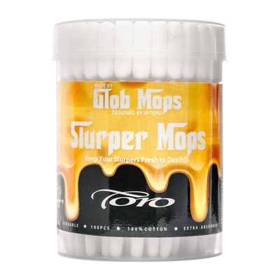 Glob Mops Dual Tip Cotton Swabs | Slurper Mops | 100 Piece Pack