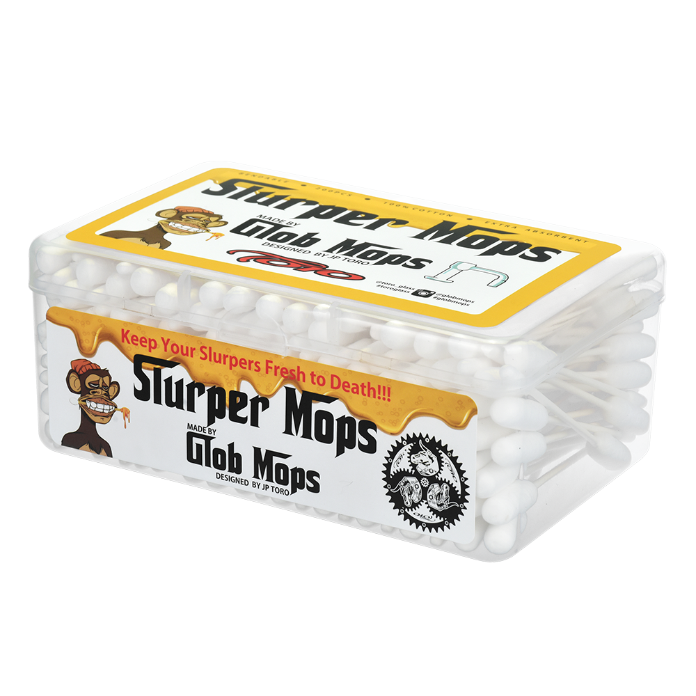 Glob Mops Dual Tip Cotton Swabs | Slurper Mops | 200 Piece Pack