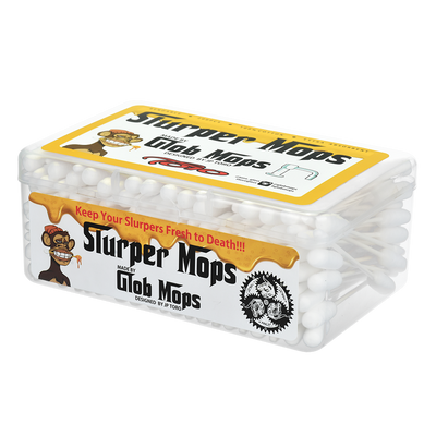 Glob Mops Dual Tip Cotton Swabs | Slurper Mops | 200 Piece Pack