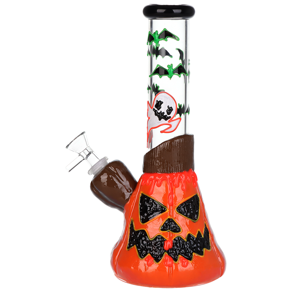 Glowing Ghouls Beaker Bong | Front View